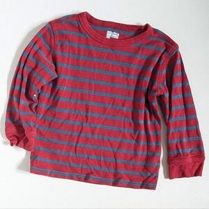 BabyGap Red and Grey Long Sleeve Tee Size 2